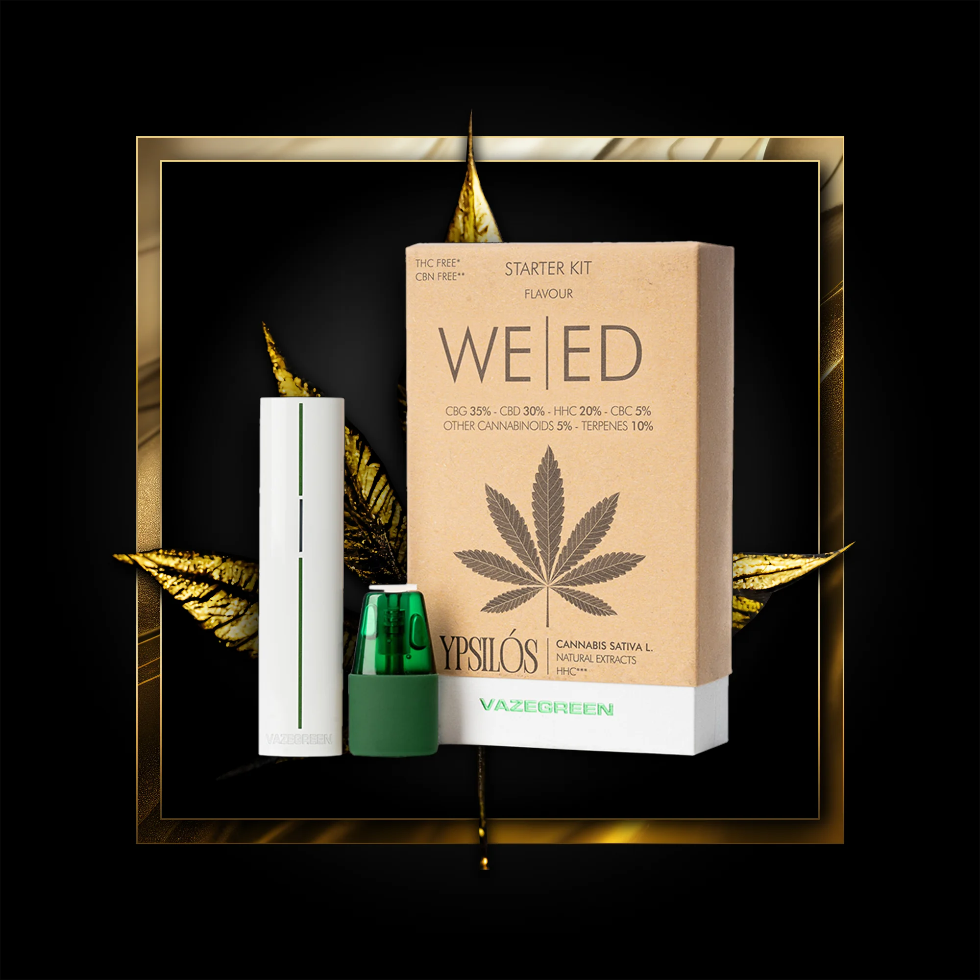 Weed Pen (Starter Kit) 500 Züge – 1,00 ml. HHC