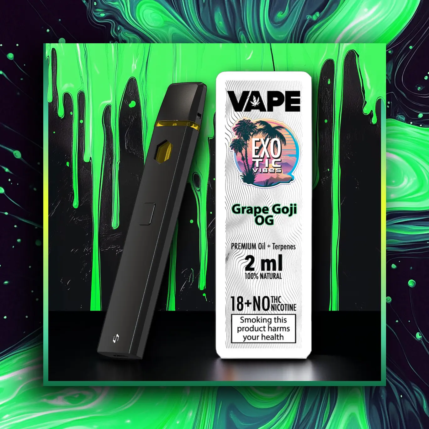 Grape Goji OG HHC Premium-Vape - 2.00 ml. HHC