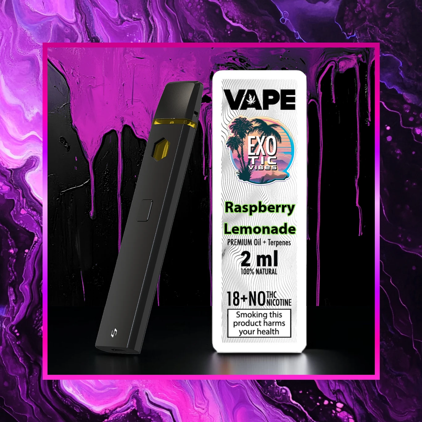 Raspberry Lemonade HCT Premium-Vape - 2.00 ml. HCT